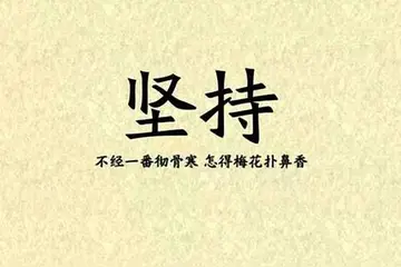 坚持的名言警句（关于努力的句子）